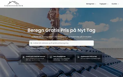 tagberegneren.dk snapshot
