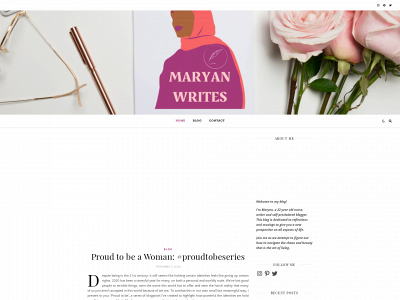 maryanwrites.com snapshot