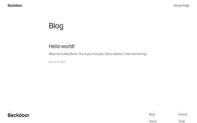 back-door.nl snapshot