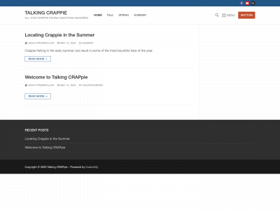 talkingcrappie.com snapshot