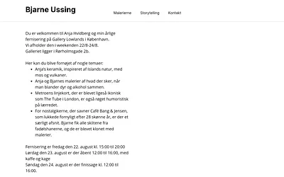 bjarneussing.dk snapshot