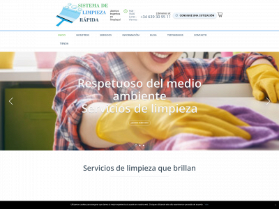 sistemadelimpiezarapida.com snapshot