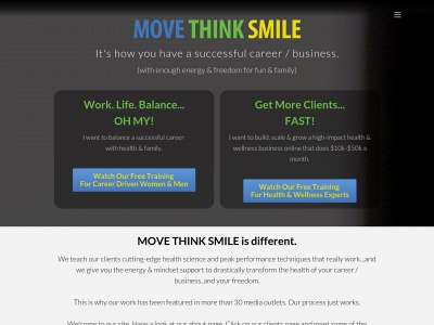 movethinksmile.com snapshot