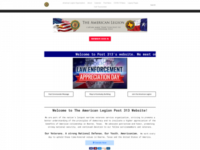 www.boerneamlegion.org snapshot