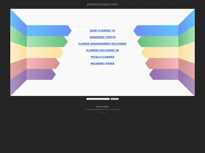 petalsonpaper.com snapshot
