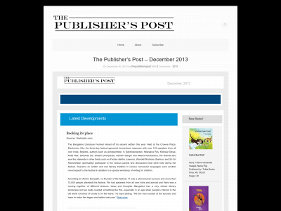 thepublisherspost.com snapshot