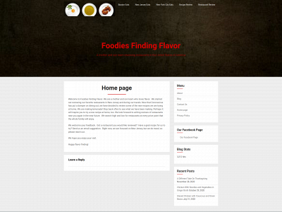 foodiesfindingflavor.com snapshot