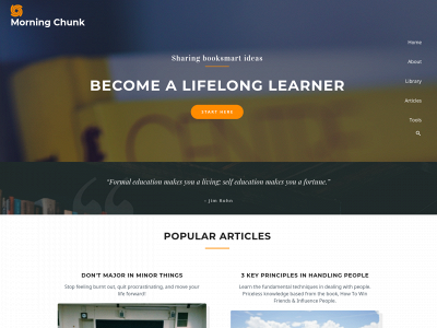 morningchunk.com snapshot