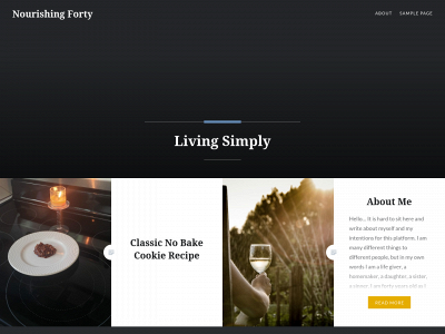 nourishingforty.com snapshot
