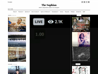thesophian.com snapshot