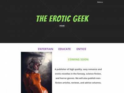theeroticgeek.com snapshot