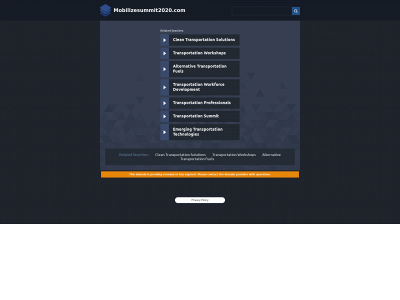 mobilizesummit2020.com snapshot