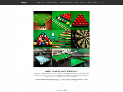 absolutesnooker.com snapshot