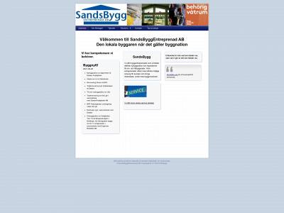 sandsbygg.se snapshot