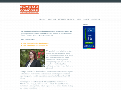 schultzforconcord.com snapshot