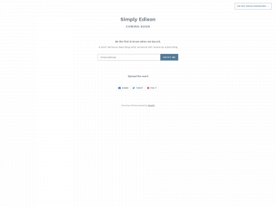 simplyedison.com snapshot