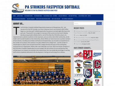pastrikerssoftball.com snapshot