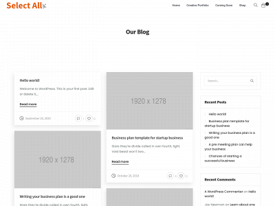 selectallmedia.com snapshot