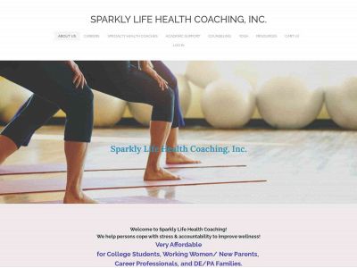 www.sparklylifehealthcoaching.com snapshot