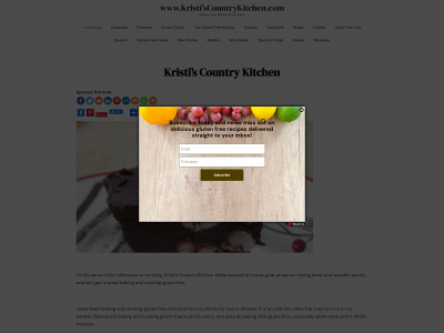 kristiscountrykitchen.com snapshot