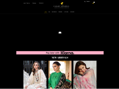 canaryapparels.com snapshot