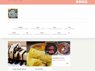tastyrecipe.co snapshot