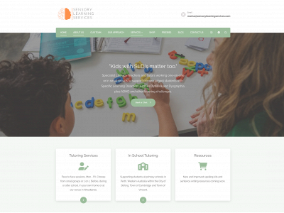 sensorylearningservices.com snapshot