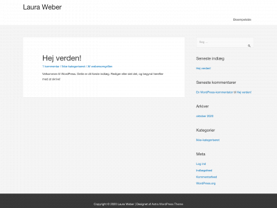 lauraweber.dk snapshot