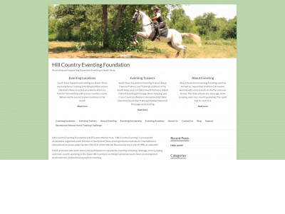 hillcountryeventing.org snapshot