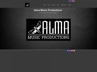 almamusicproductions.com snapshot