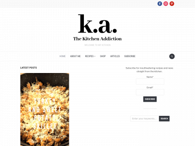 thekitchenaddiction.net snapshot