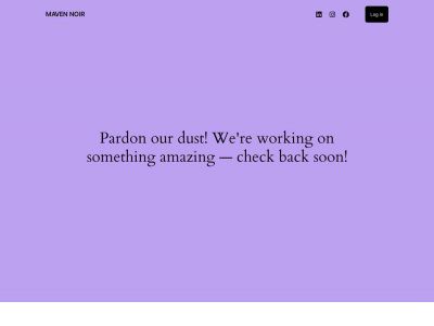 mavennoir.com snapshot