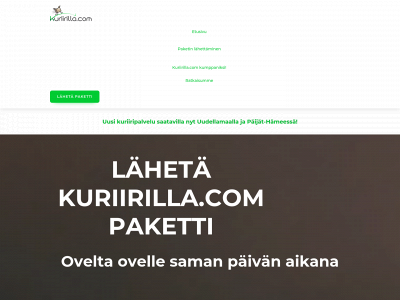 kuriirilla.com snapshot