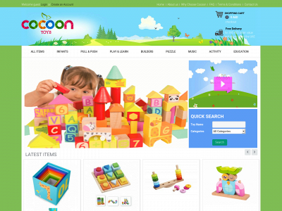 cocoontoys.com snapshot