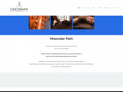 www.cincinnatimuscletherapy.com snapshot