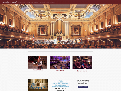 mechanicshall.org snapshot
