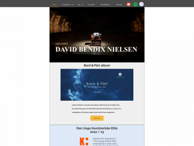 davidbendix.com snapshot
