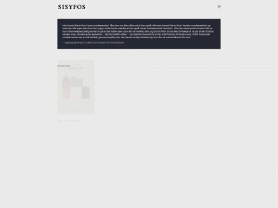 forlagetsisyfos.dk snapshot