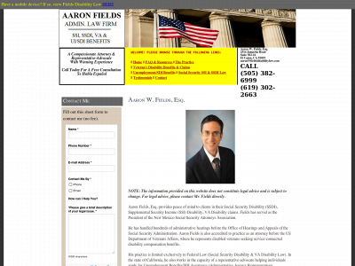 fieldsdisabilitylaw.com snapshot