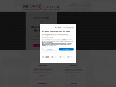 bueroformat.de snapshot
