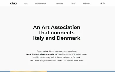 danskitalienskkunstforening.dk snapshot