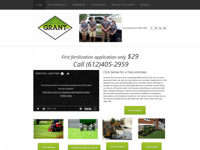 grantavelawncare.com snapshot