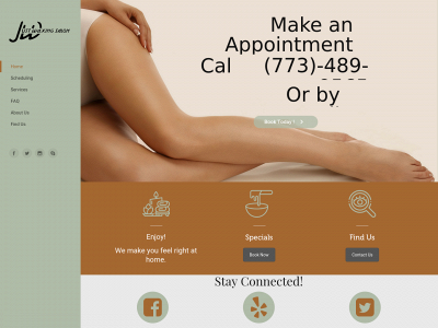 justwaxingsalon.com snapshot