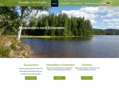 auswandernnachschweden.de snapshot