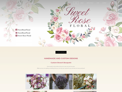 www.sweetrosefloral.com snapshot