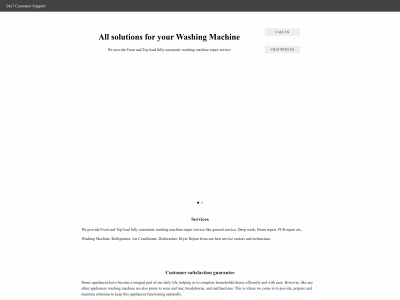 washingmachinecustomersupport.com snapshot