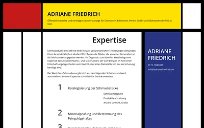 adrianefriedrich.de snapshot