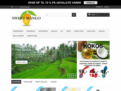 sweetmango.dk snapshot