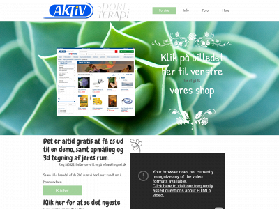 aktivsport-terapi.dk snapshot