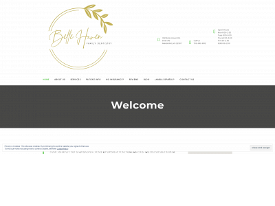 bellehavendentistry.com snapshot
